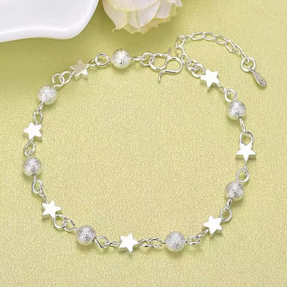 Pulsera de plata de ley 925 con forma de corazón para mujer, estilo retro coreano, versátil, con circonitas, joyería original para fiestas.
